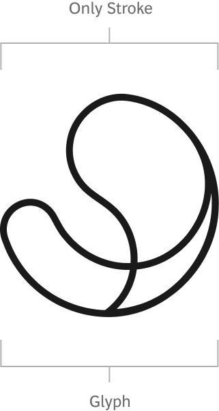 BCG Design Studios glyph — stroke only version