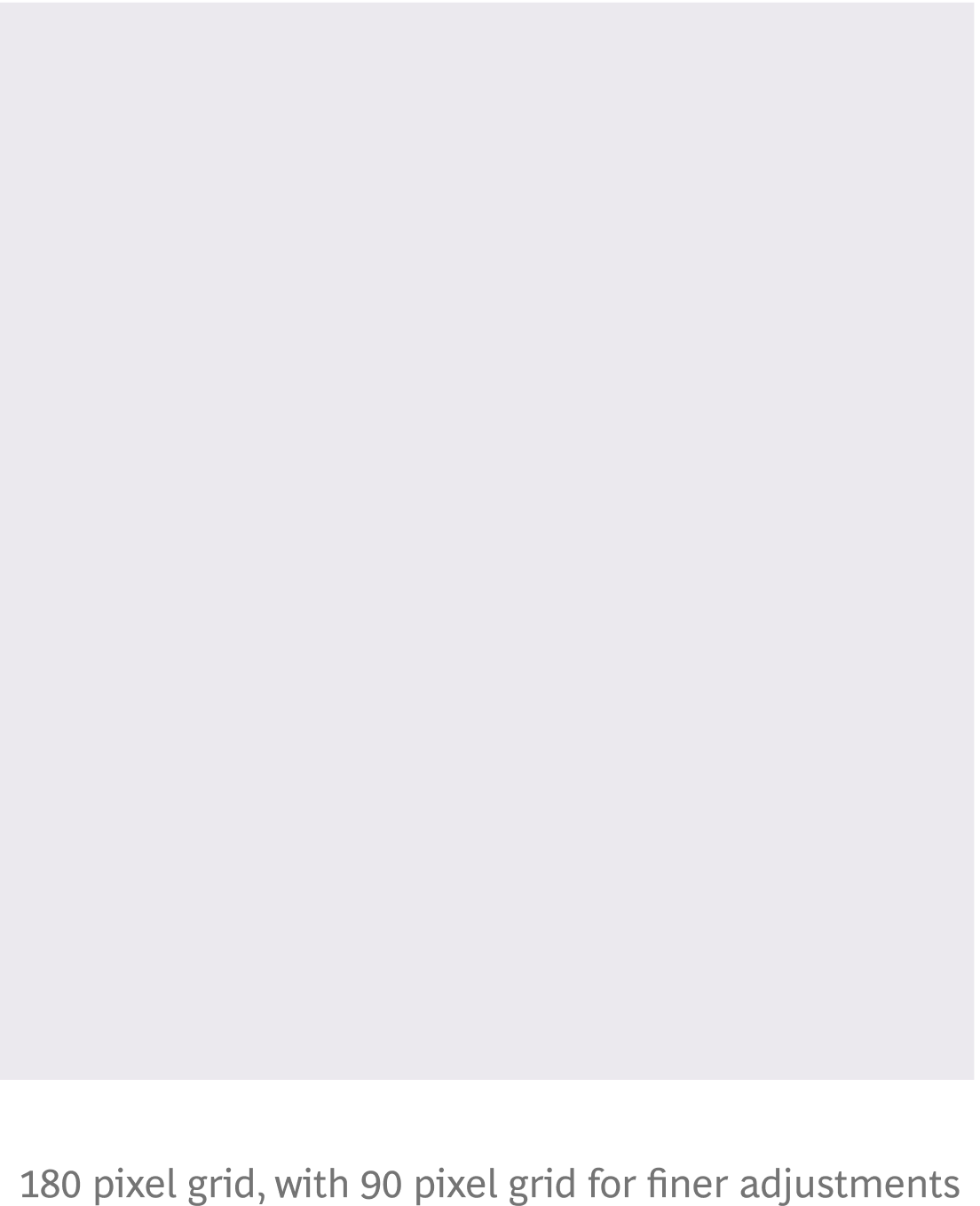 180 pixel grid